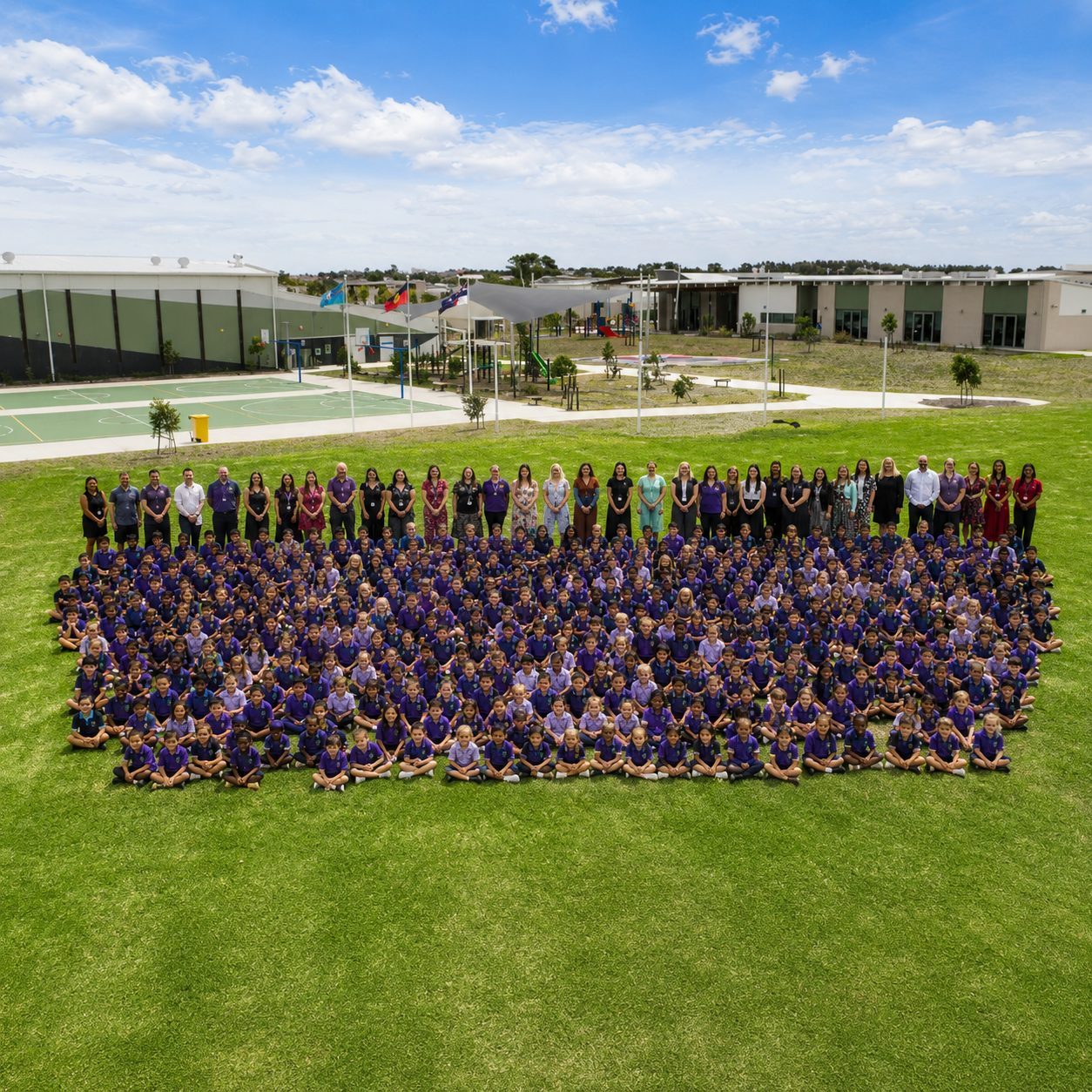 A whole-school photo